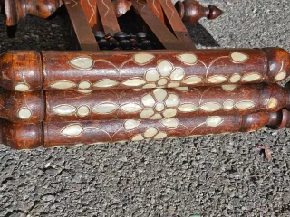 Tavolino indiano ottone cesellato