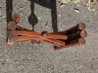 Tavolino indiano ottone cesellato