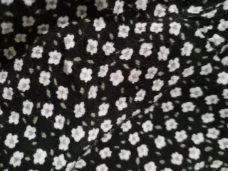 Falda corta estampada flores