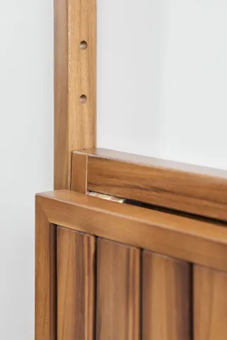 Mesa Balcón Colgante y Plegable Madera