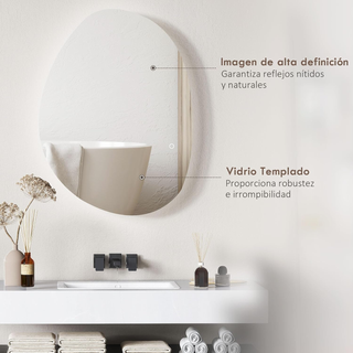 Specchio Bagno con Luci LED a 3 Temperature di Col
