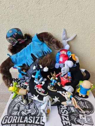 Lote Looney Tunes Figuras e Pelúcia Anos 90