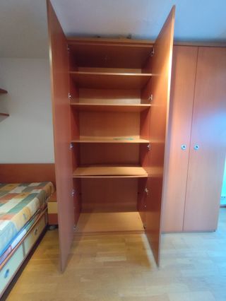 Habitación juvenil madera