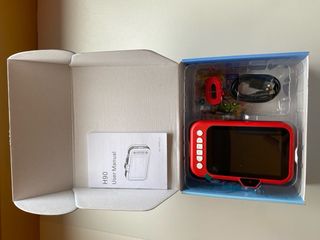 Cámara Digital Infantil Roja + Stickers