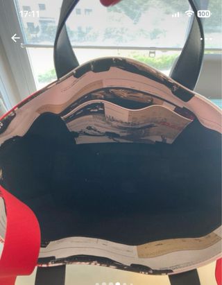 Bolso Tote Ferrari Estampado Coches