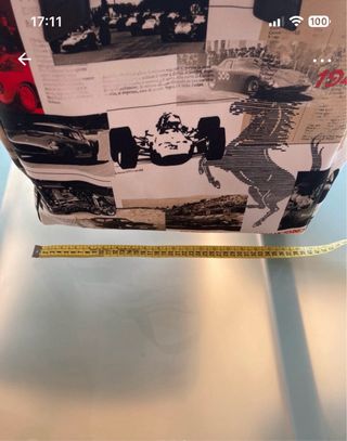 Bolso Tote Ferrari Estampado Coches