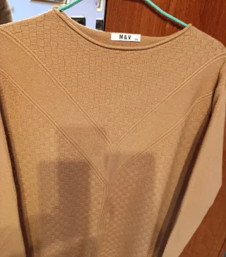 Jersey M&V beige talla S/M