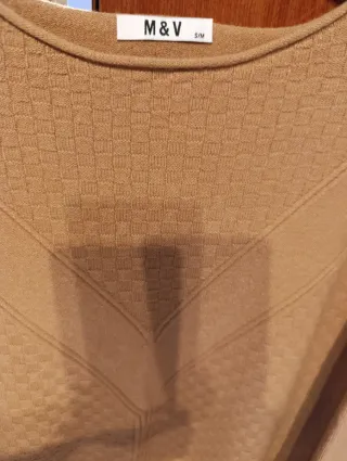 Jersey M&V beige talla S/M