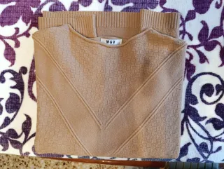Jersey M&V beige talla S/M