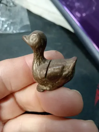 Conjunto 4 Patos Latão Maciço