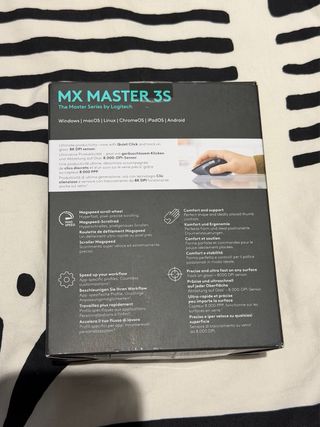 Logitech MX Master 3S Ratón Inalámbrico Gris