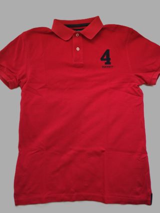 Polo Hackett London Rojo Talla 4