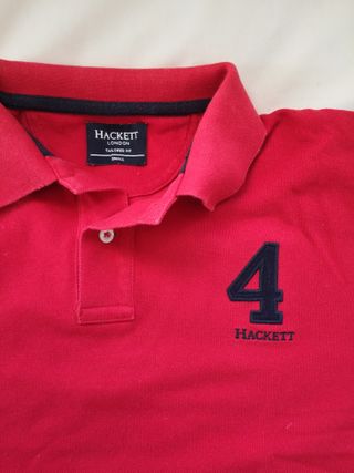 Polo Hackett London Rojo Talla 4