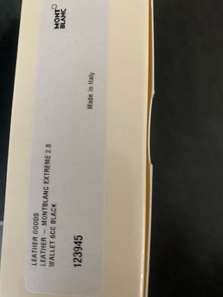 Cartera Montblanc Hombre Negra