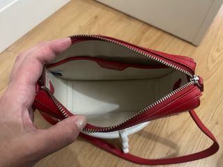 Bolso Piel Ralph Lauren Rojo con charm