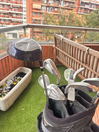 Bolsa de palos de golf negra