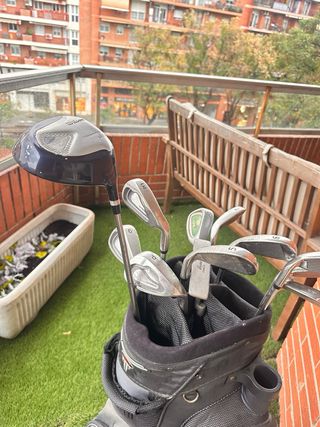 Bolsa de palos de golf negra