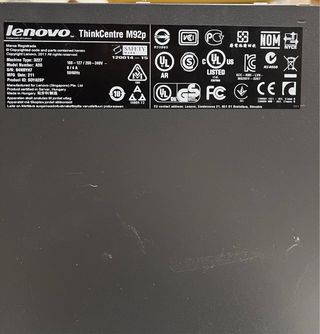 Caja vacía PC LENOVO ThinkCentre M92P