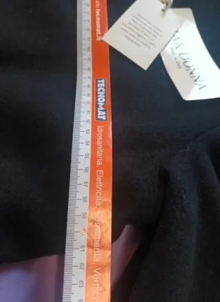 Cappotto misto cashmere nero