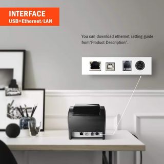 Impresora de Tickets MUNBYN Negra