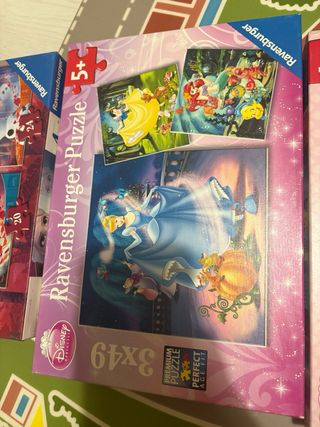 Lote 3 Puzzles Ravensburger Disney