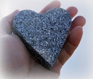 Corazón Orgonita Pura -Electronite-