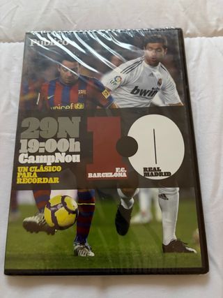 DVD FC Barcelona vs Real Madrid Clásico