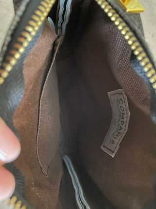 Pochette donna nera con glitter