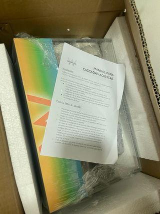 Cascata acrilica per piscine Warmpool multicolore