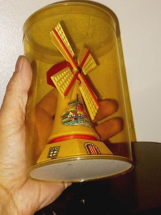 Souvenir de moinho de vento holandês Vintage
