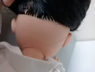 Muñeca Nancy pelo negro, ojos azules