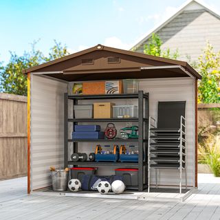 Casetta da Giardino 3m2 in Acciaio Zincato con For