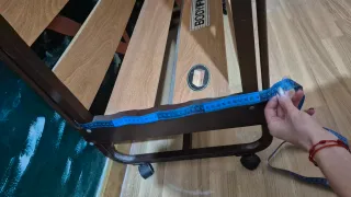 Cama plegable con ruedas - Como nueva