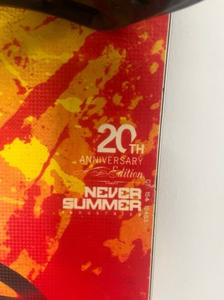 Tabla Snowboard NEVER SUMMER con Fijaciones Burton