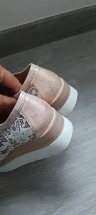 Zapatos cuña Tolino rosa talla 37