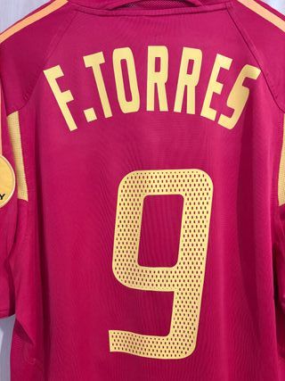Camiseta España Euro 2004 Fernando Torres ORIGINAL