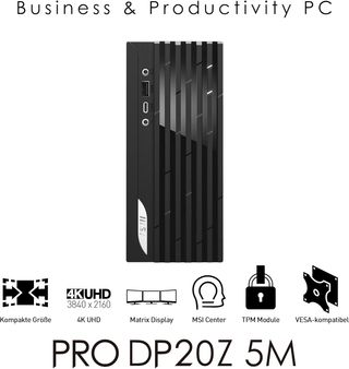 MSI Pro DP20Z 5M-001BEU - Mini PC, AMD Knoll X300,