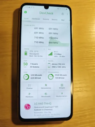 LG V60 THINQ 5G. TOPE DE GAMA