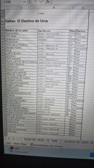 Magic the G. Legado y Destino de Urza