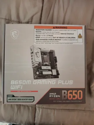 Lote Placa Base MSI B650M Gaming Plus Wifi + 7600x