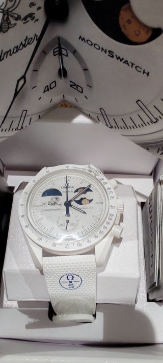 Omega x Swatch Moonshine Gold Snow