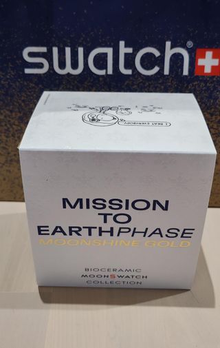 Omega x Swatch Moonshine Gold Snow