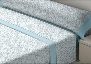 D'Or Set di Lenzuola TILA Blu per Letto 80 in Flanella