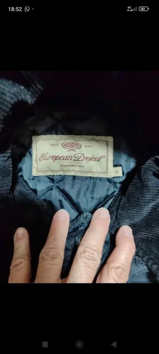 Piumino vintage trapuntato