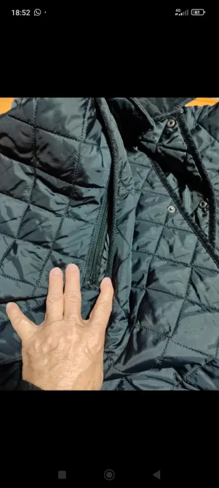 Piumino vintage trapuntato