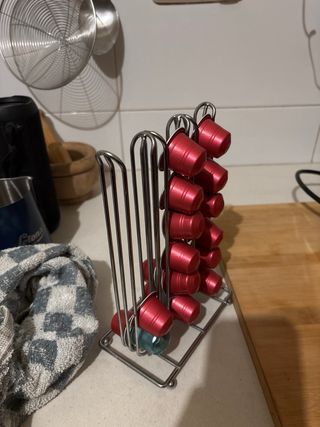 Cafetera Nespresso Krups Roja