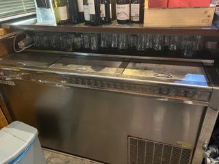 Nevera botellero inox industrial 3 puertas