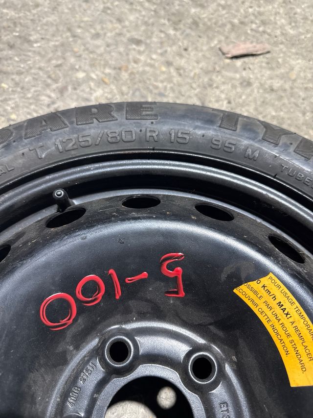 Rueda de repuesto Alfa Romeo GT 5x100 T125/80R15