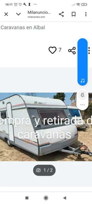 Compro caravanas y vehículos para desguace