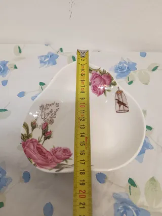 Ciotola Love in porcellana decorata